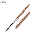 Custom Rose Gold Metal Handle Cat Tongue Nail Art 3D Acrylic Sucplture Brush