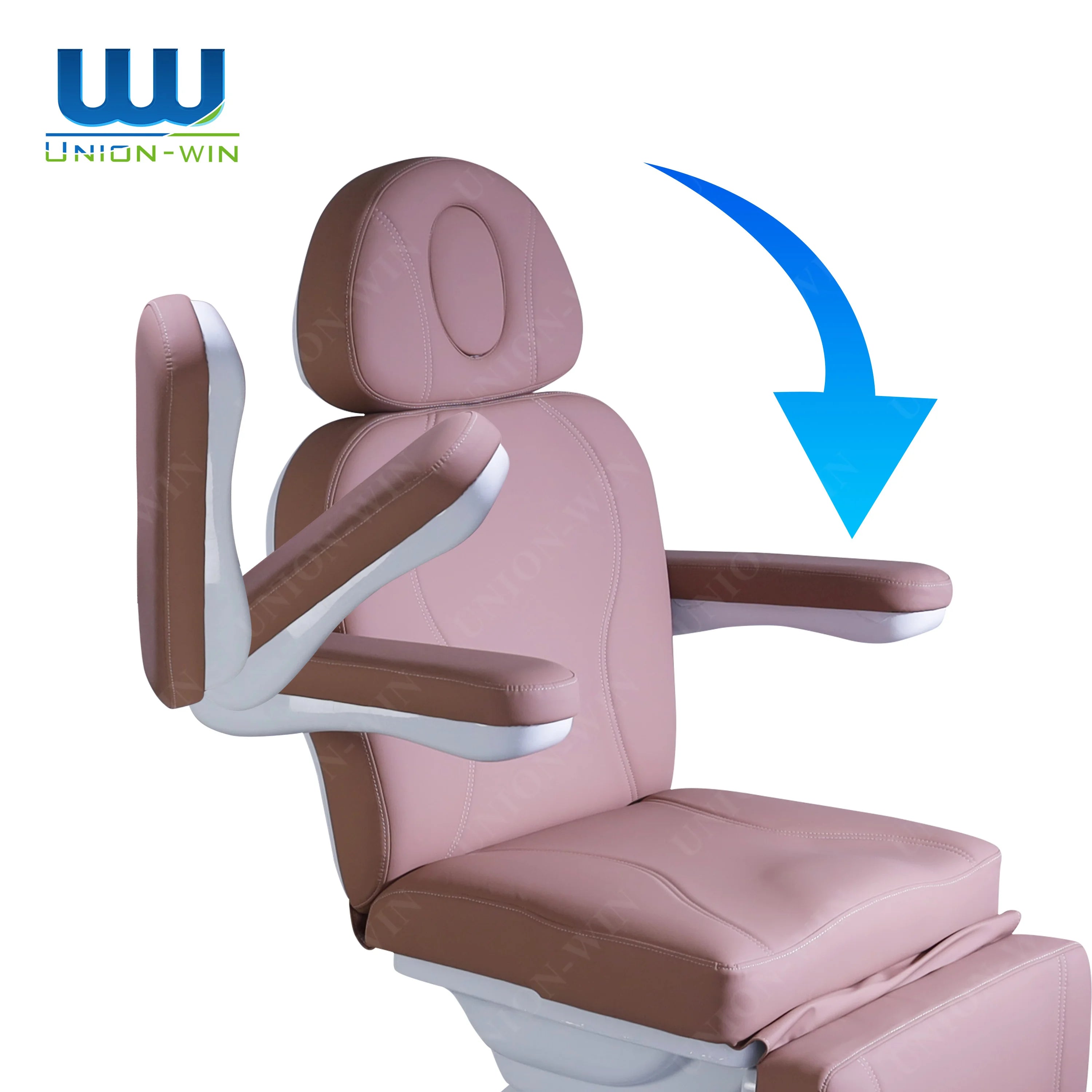 Union Win Mattress Extension Eyelash Topper Salon Curved Full Cosmetic Facial Massage Lash Bed Lash Reclining Chair