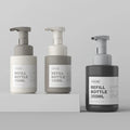 Foam Bottle 200ml PE Cosmetic Liquid Soap Dispenser with Foam Pump Bottle Face Cream Packaging Sealing Type Spray MegaBDM