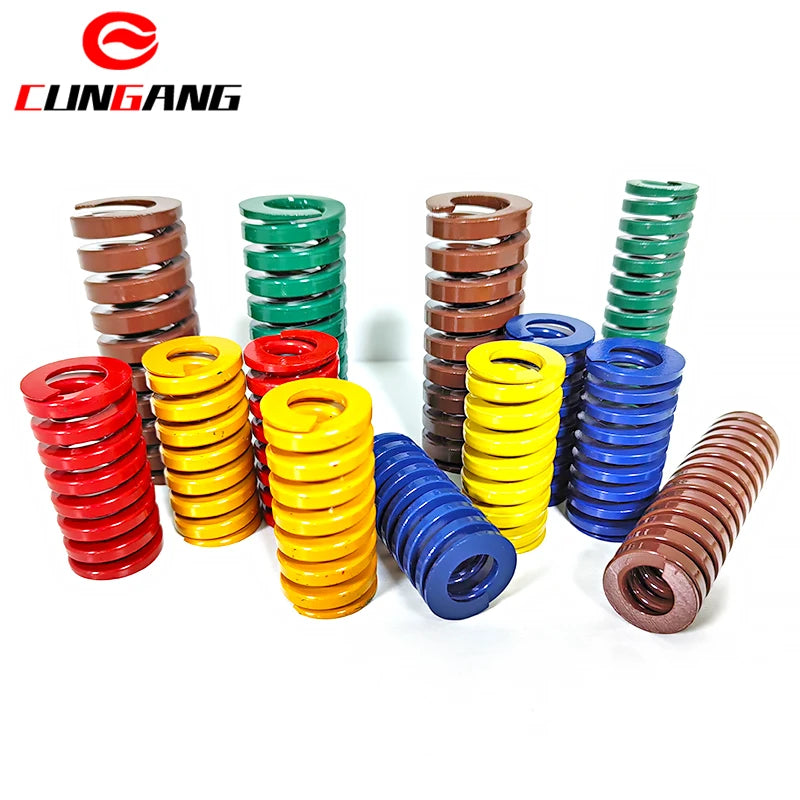 High Precision DIN ISO 10243 Button Brown Compression Mold Die Spring Customized Industrial Alloy Spiral Style