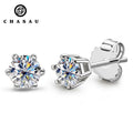 Party Fine Jewelry Tiny Delicate 925 Sterling Silver VVS Cute 3mm 0.1CT Moissanite Stud Earring for Lady