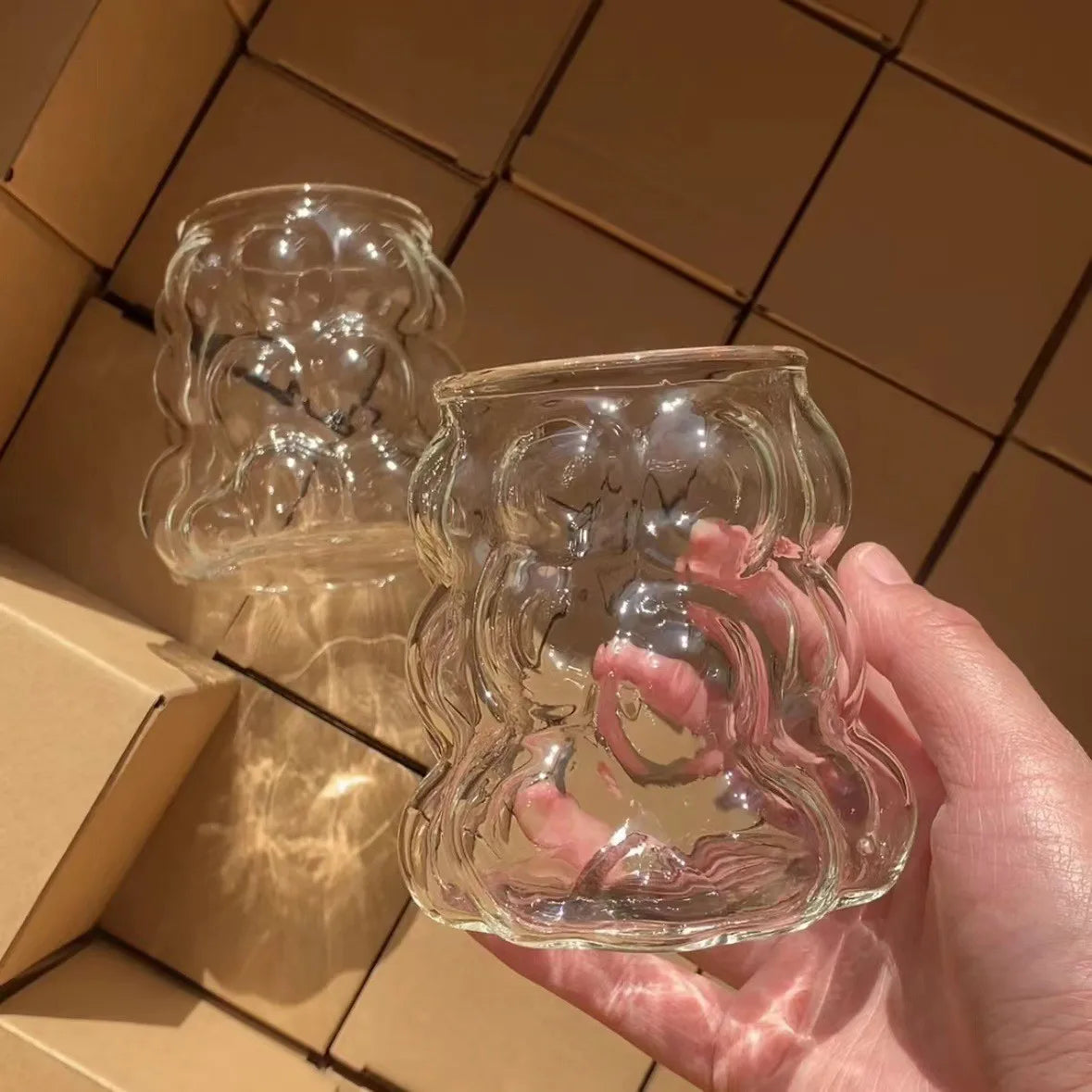Grape Shape Beverage Glasses  Drinking Glasses Glass Cups Unique Glassware