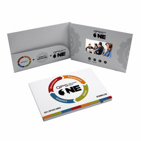 Hot Sale Customized Music-Style Digital Video Player Greeting Cards with Handmade Paper Design and Thank You Printing