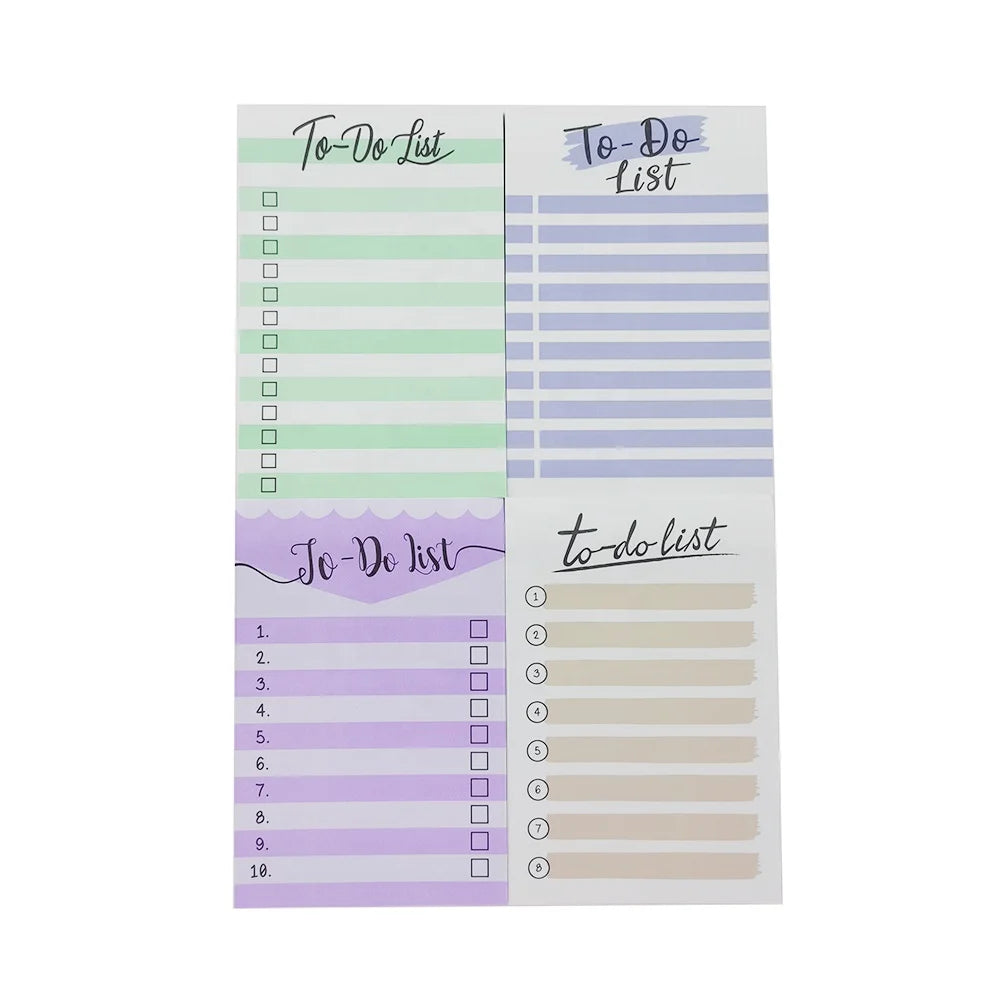 Custom Self-Adhesive Stickiness Note Cartoon Kawaii Cute Memo Sticky Notes Notepad Book Set Custom Design Custom Shape Custom