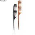 Wanmei Wholesale Parting Hair Rat Tail Makeup Afro Highlighted Comb Hair Straightener Highlighting Comb with Long Handle