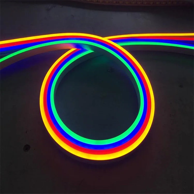 Rebow Factory Customized Large Purple Neon Tube Light Neon Strip Light for Outdoor Plug in Birthday