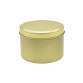 Metal Tin Cans Round Empty Containers for Candles Art Crafts Storage in Kitchen Office Use  6 Oz Candle Tins With Lids