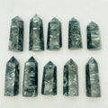Wholesale Natural Crystal Point Seraphinite Points Crystal Tower for Decoration