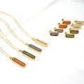 Bling Bling 2 Set Fashion Jewelry Necklace & Earring 18K Gold Plated Stainless Steel Link Chain CZ Diamond Pendant