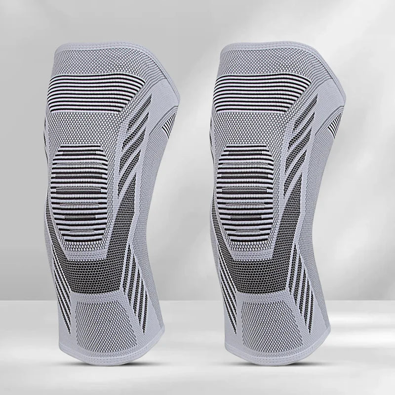 Ollas Protective Compression Knee Sleeves Elastic Nylon Knee Support Stabilizers Knee Brace for Arthritis Pain
