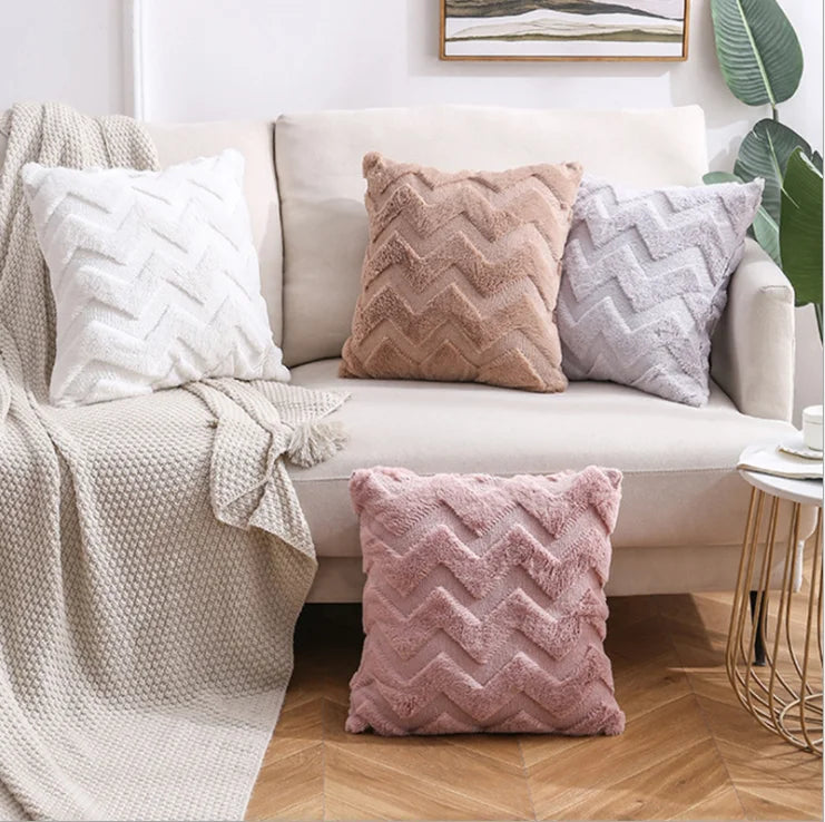 Printed Living Room Cushion Cover Soft Printed Cushions Covers With Zip/