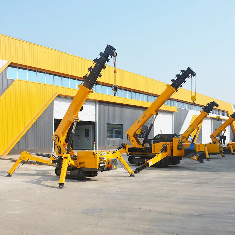 Hot Sale 5 Ton Battery Powered Mini Spider Crane for Indoor and Home Use