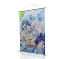 Custom Design Fast Delivery Hanging Scroll Anime Hanging Poster With Plastic/ Aluminium Rod Wall Scroll