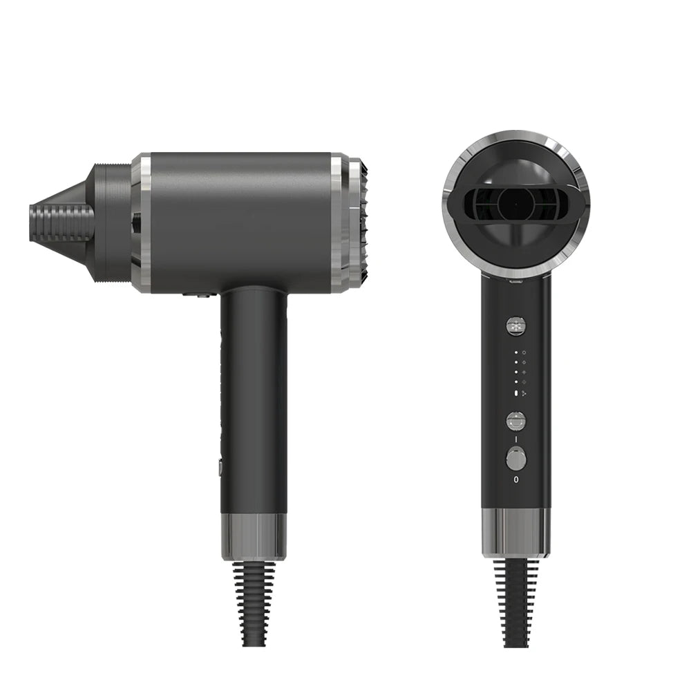 Professional Portable Ionic Hair Dryer DC Motor Hot Diffuser for Hotels Outdoor Household Use Customizable Plastic Design