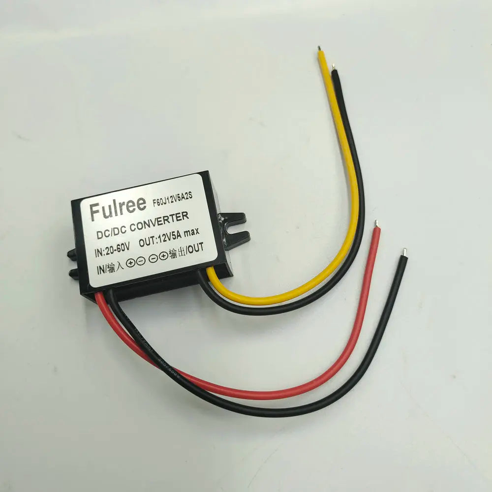 48V to 12V DC Power Converter 20-55V to 12V 1A/2A3A5A THIN Converter 48V to 12V Buck Step Down Module