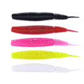 7g Earthworm Worms Artificial Soft Bait Fishing Lure Printed Silicone for River Lake Stream 5pcs/Bag 10cm