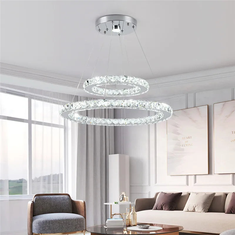 US Warehouse Nodric Light Smart Dimmable Bedroom Living Room Chandelier Led Pendant Lamps