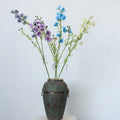 TG034 High Quality Real Touch Violet Latex Flowers Artificial Silk Flower Home Wedding Decorative Flower Living Room Display