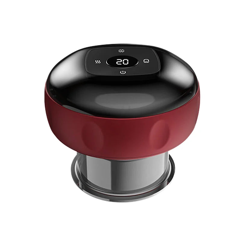 Handheld Home Back Heating Massage Electric Vacuum Cupping and Scraping Therapy Set to Relax and Soothe the Body