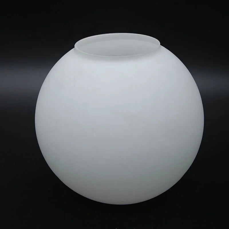 Ball Chandelier Glass Lamp Light Shade Manufacturer Custom Handmade Globe Opal Glass Carton Clear Transparent HY 100 Opalglass