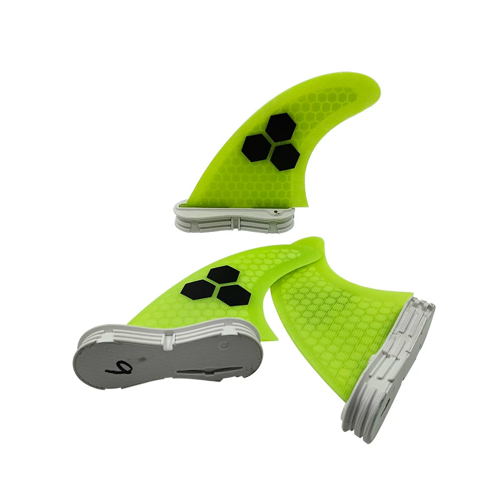 Unisex Honeycomb Double Tab2 Fins Tri Set G7 Surfboard Fin for Ocean Surfing