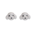 REETI 925 Sterling Silver Cute Puppy Stud Earrings for Women Trend Personality Lady Fashion Jewelry