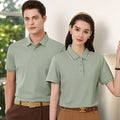 210g Solid Customize Embroidered Anti-Pilling Feature Basic Polo Shirt With Mercerized Cotton and Lyocell
