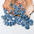 HZ Hot Sale High Quality Green Tree Energy Crystal Blue Spot Jasper Magatama Pendant