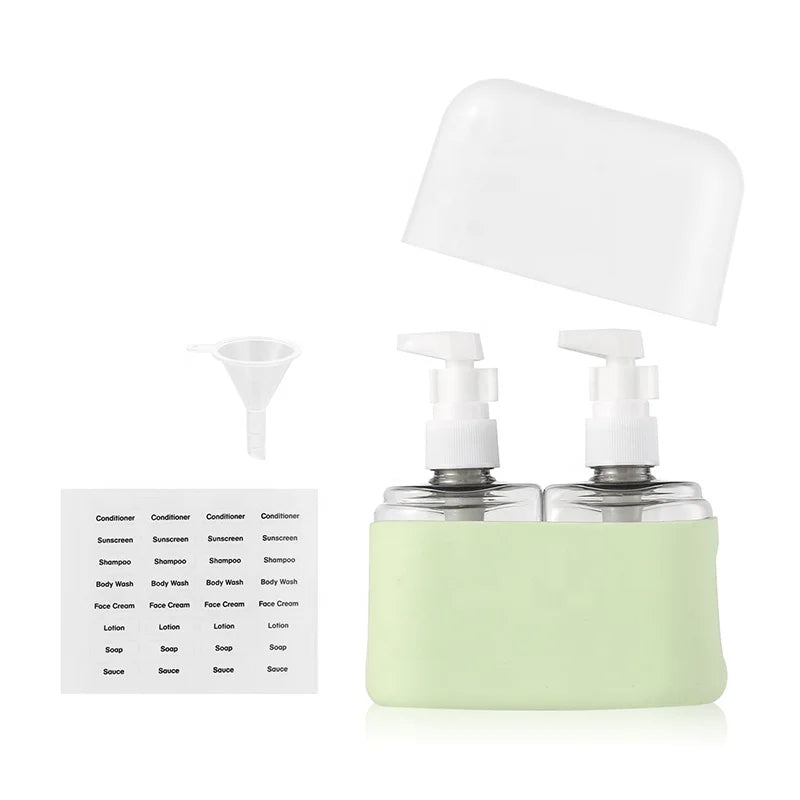Reusable Airplane Portable Dispense Toiletry Squeeze Luxury Shampoo Packaging Tube Travel Kit Set Bottles Capsule for Cosmetics