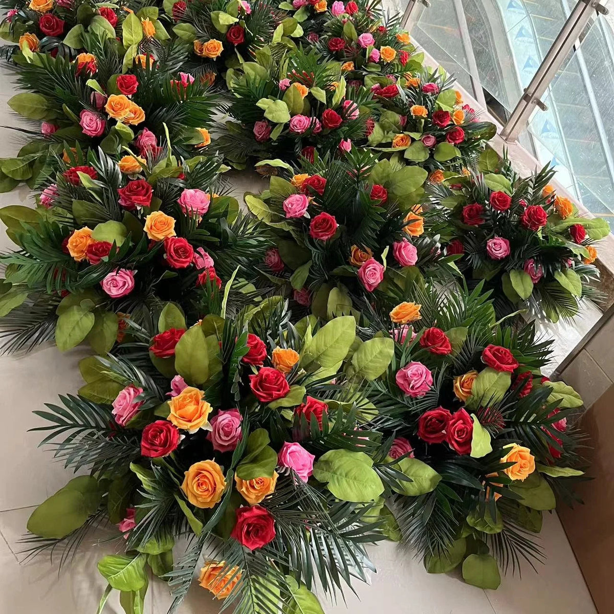 Y-P021 New Design Wedding Flower Arrangements Greenery Centerpieces Artificial Flowers Ball Centerpieces for Wedding Decoration