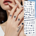 New Stock Jiangmei WS-G001-010 Small Fresh Juice Temporary Herbal Paper Tattoo Sticker for Body Application