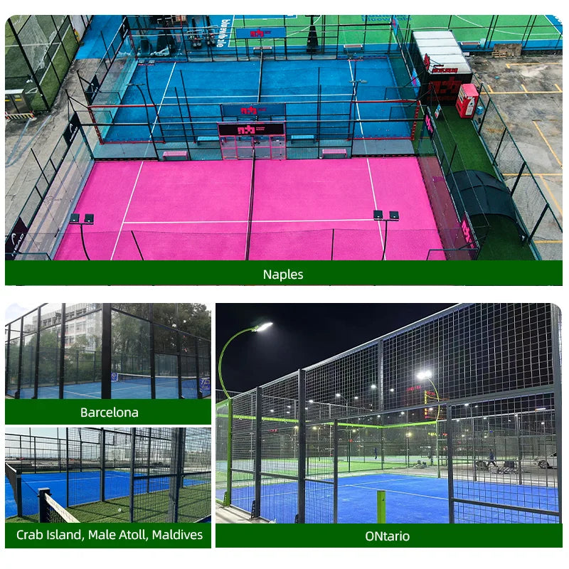 Padel Court Full Set Paddle Court Artificial Grass Customizable Tennis Cricket Installation Padel Artificial Turf