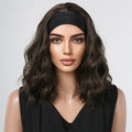 Factory Direct Long Loose Deep Water Wave Synthetic Wigs Black Headband Wig for Black Women Cosplay Party Curly False Hair