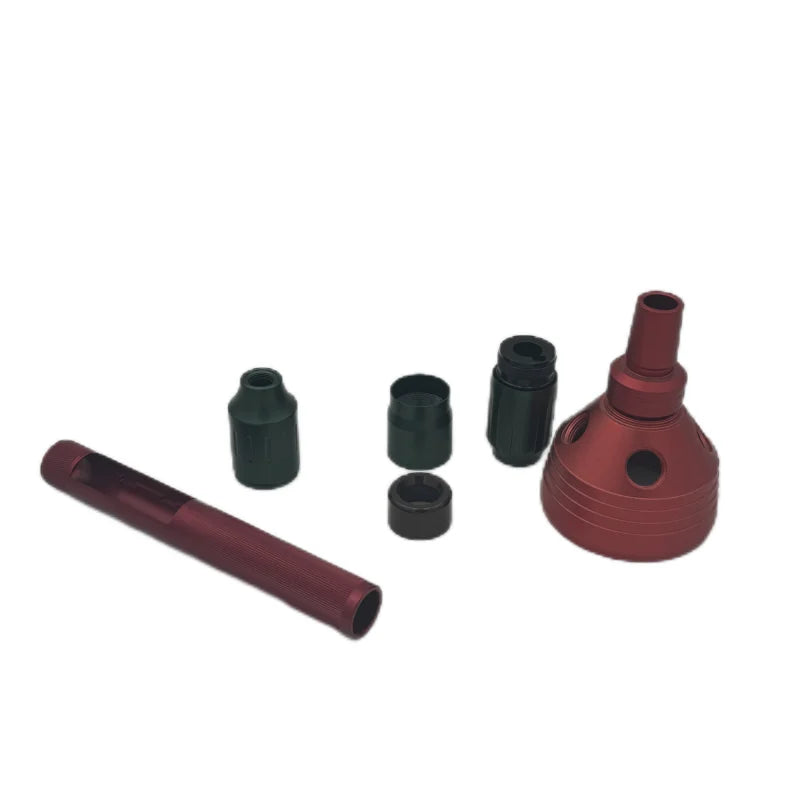 High Precision Customized Anodized Metal CNC Turning Machining Accessories Small Size 6061 6063 Aluminum CNC Lathe Parts