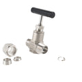 1/4" 1/8" 316ss Needle Valves for Gas Sampling Cylinders 6000psi Super Duplex Needle Valve