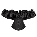 Jacquard with Satin Lace Court Shape Wear for Woman
