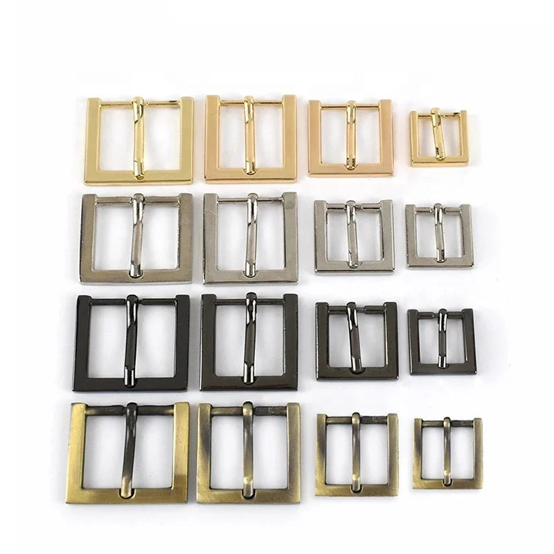 Meetee BF344 13-25mm Bag Hardware Accessories Zinc Alloy Handbag Strap Adjustable Buckle High Quality Pin Buckle for Bag Belt