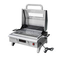 Professional 1200W Electric BBQ Grill Premium Stainless Steel Body with Cast Iron Griddle & 450â„ƒ Control for Outdoor Parties