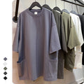 Wholesale Men's Casual 100% Jersey Custom Logo Short Sleeve Oversized T-Shirt Breathable New Design Neck Gry Shirt Blank Tshirts