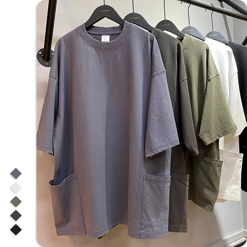 Wholesale Men's Casual 100% Jersey Custom Logo Short Sleeve Oversized T-Shirt Breathable New Design Neck Gry Shirt Blank Tshirts