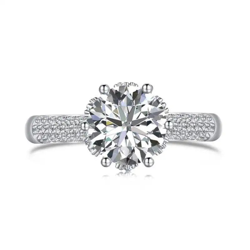 Wholesale Simple Minimalism Engagement Fine Wedding Jewelry Adjustable 925 Silver American Swiss Mood Ring for Women