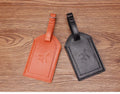 Luggage Tag Women Travel Accessories Genuine Leather Suitcase ID Address Holder Baggage Boarding Tag Portable Label Bag