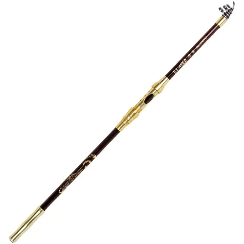 Carbon Fiber 2.1m2.4m2.7m3.0m3.6m Super Hard Fuji Guide Ring Telescopic Rotating Surf Pole