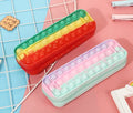 New rainbow Silicone Bubbles Popping unicorn Bag  Purse Kids Large unicorn Fidget  Purse Shoulder Handbag for Girls