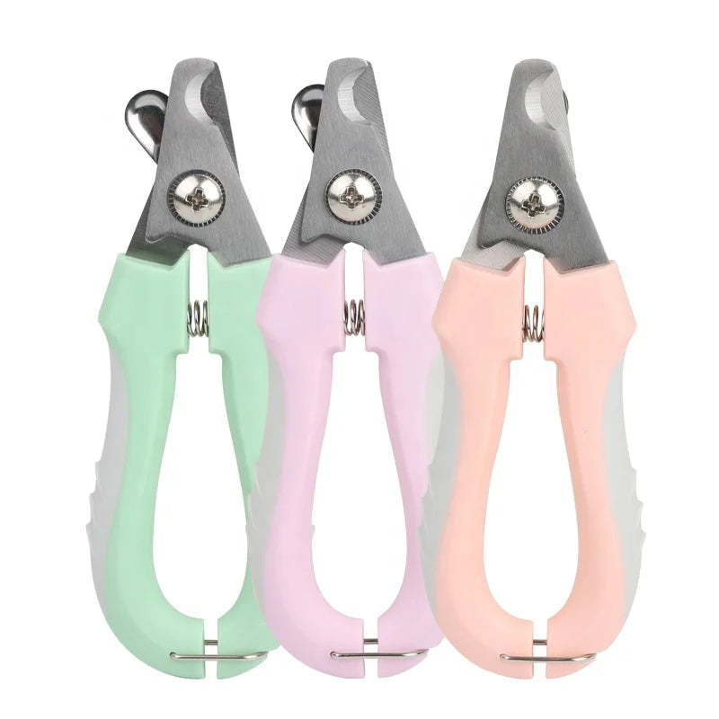 Factory Wholesale Color Box Packaging Pet Nail Scissors Dog Nail Cutter Cat Dog Nail Clipper