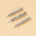 New Design Fashion Metal Hair Clip Ornament Barrette with Multi Color Rhinestone for Bride Girls Party Occasions