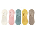 Women Invisible Boat Mesh Socks Summer Mujer Silicone Non-slip Chaussette Ankle Low Cut Female Show Breathable Thin Sock