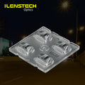 Polycarbonate Led Lens 50mm 2x2 Secondary Optics 3535 Streetlight Optics 5050 Lenses