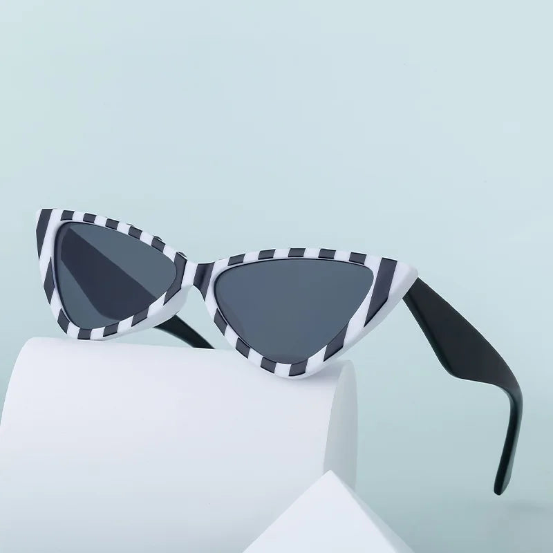 DOISYER New Fashion Custom Small Frame Eyeglasses UV400 Men Women Luxury Sunglasses Retro Cat Eye Shades Pilot Style Sun Glasses