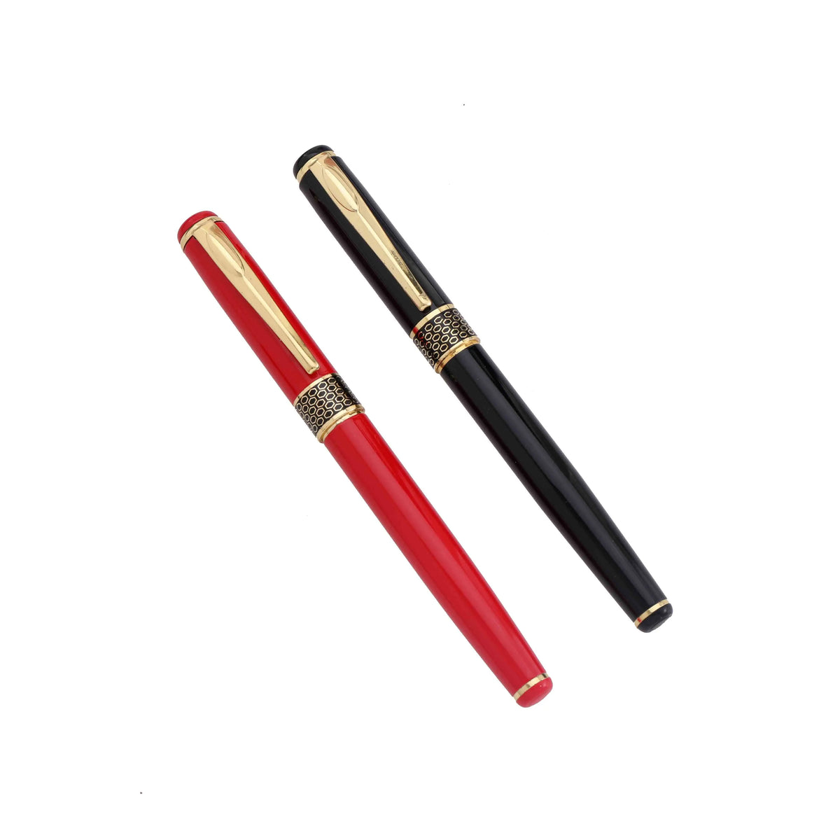 Low Minimum Cheap Business Office School Gift Red Black Metal Pen with Any Logo Custom
